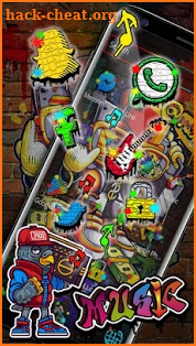 Music Graffiti Punk Street Theme screenshot