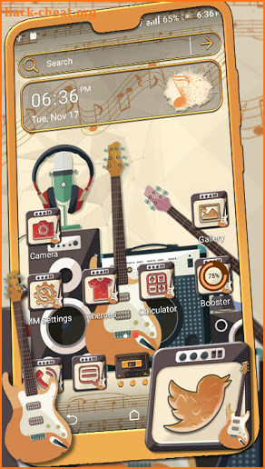 Music Instruments Theme Launcher screenshot