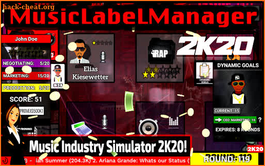 Music label manager 2K20 screenshot