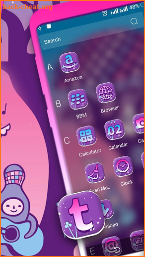 Music Lover Launcher Theme screenshot