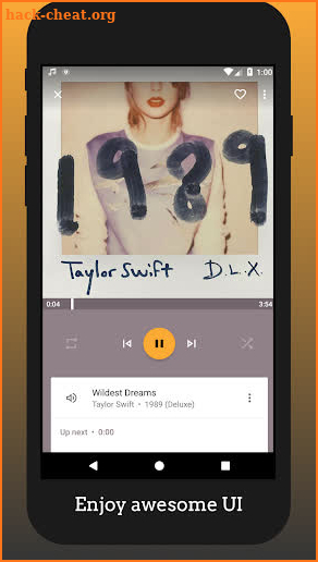 Music Player 2020 - Orange Downloader Player screenshot