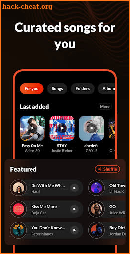 Music Player & MP3, A+ Music screenshot