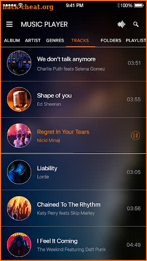 Music Player App screenshot