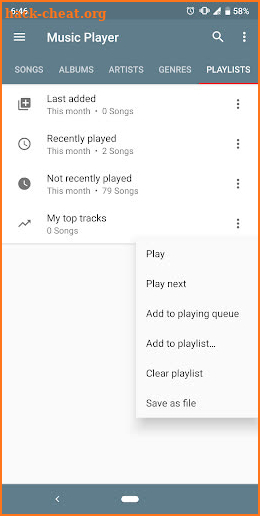 Music Player Deluxe - Music Player Manager screenshot