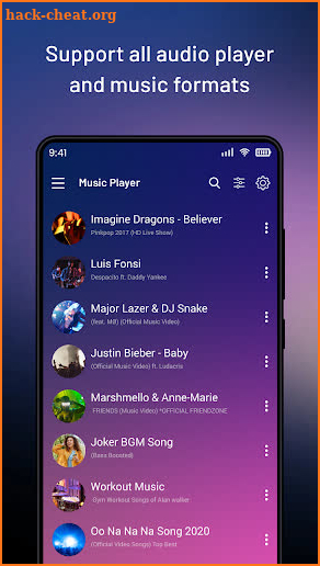 Music Player for Galaxy - S20 Music Player screenshot