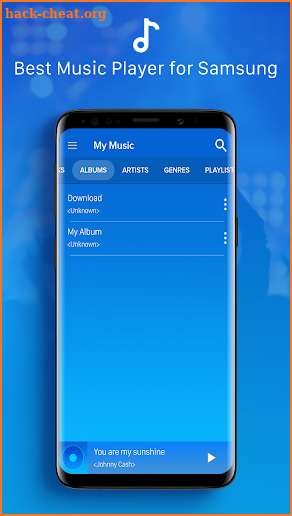 Music Player for Galaxy S9 Plus screenshot