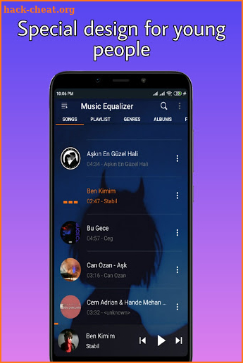 Music Player for Teen Girls screenshot