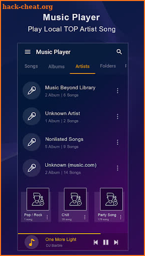 Music Player Galaxy screenshot