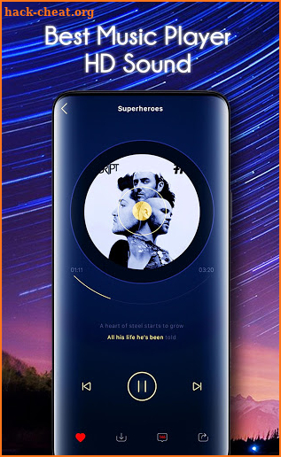 Music Player Galaxy S10 S9 Plus Free Music Mp3 screenshot