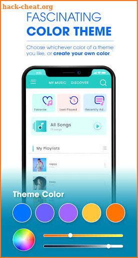 Music Player - MP3 Player With Lyrics Display screenshot
