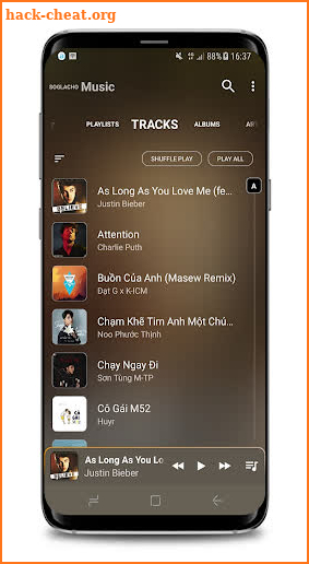Music Player on EDGE screenshot