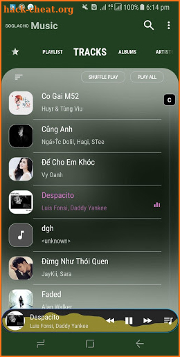 Music Player One UI (PRO) - No ADS screenshot