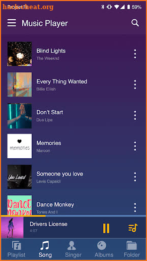 Music Player Play Offline MP3 screenshot