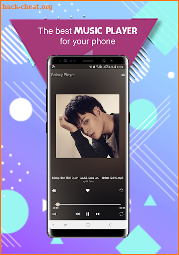Music Player style Note 9 screenshot