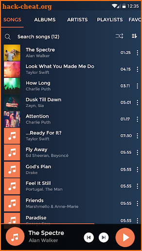 Music player - unlimited and pro version screenshot