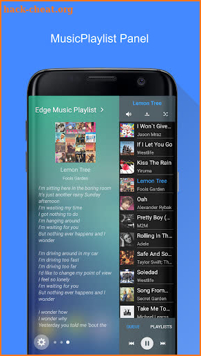 Music Playlist for Edge Panel screenshot