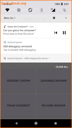 Music Quiz App (Guess the Composer!) screenshot