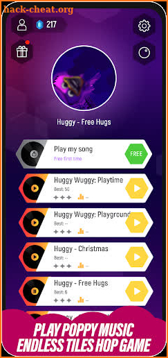 Music Tiles Hop: Huggy Wuggy screenshot