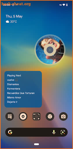 Musica - CD music widget screenshot