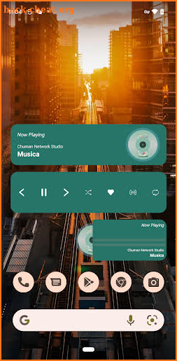 Musica - CD music widget screenshot
