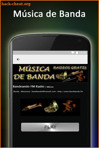 Música de Banda Radios Gratis screenshot