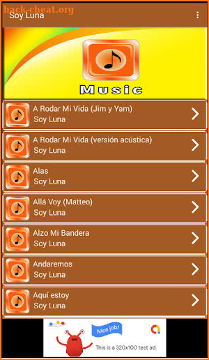 Musica de Soy Luna screenshot