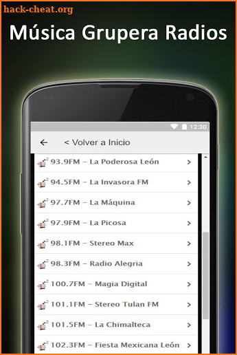 Musica Grupera Radios screenshot