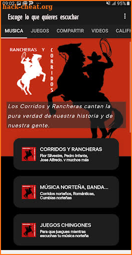 Música Mexicana: Corridos, Rancheras, Norteñas screenshot