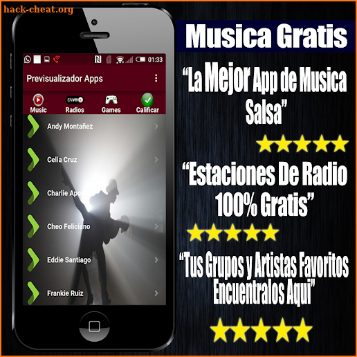 Musica Salsa Gratis screenshot