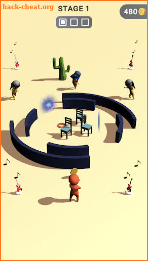 Musical chairs: dj dance game screenshot