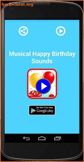 Musical Happy Birthday Sounds screenshot