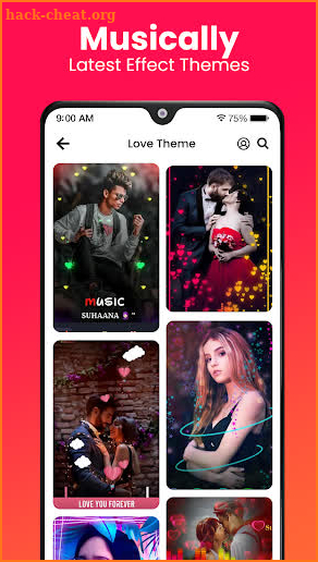 Musically Video Status Maker screenshot