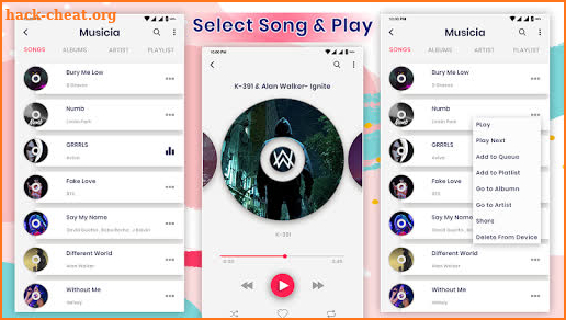 Musicia - Music Player screenshot