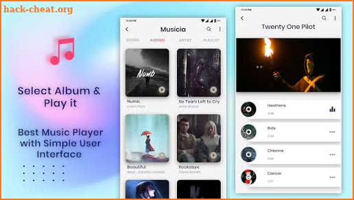 Musicia - Music Player screenshot