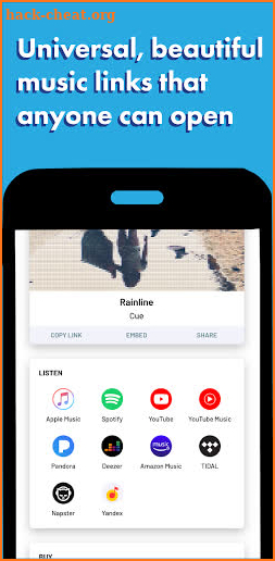 MusicLink - Cross-platform music sharing screenshot