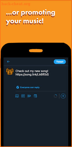 MusicLink - Cross-platform music sharing screenshot