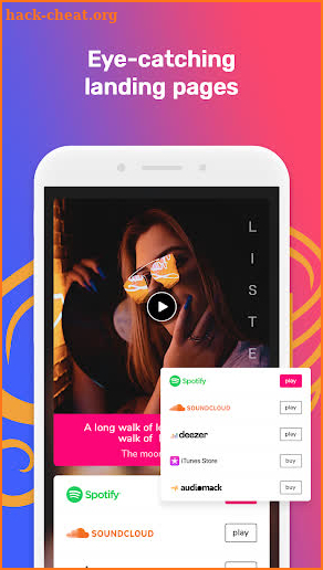 MusicLink-Smart Links for Spotify Artists screenshot