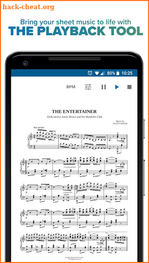 Musicnotes Sheet Music Player screenshot