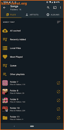MusicSync:cloud & offline play screenshot