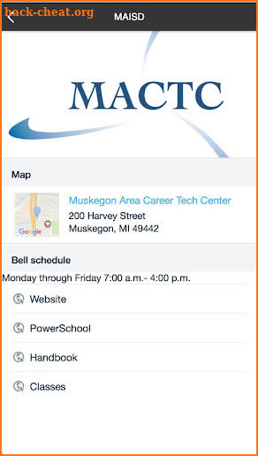 Muskegon Area ISD screenshot