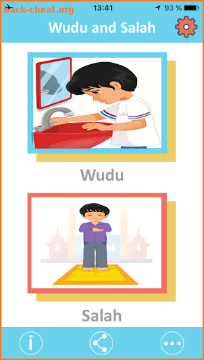Muslim kids guide Salah & Wudu screenshot