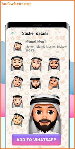 Muslim Memoji & Stickers for WhatsApp screenshot