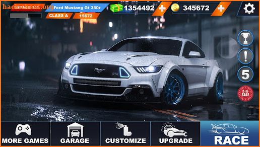 Mustang GT 350r: Extreme City Stunts Drive & Drift screenshot