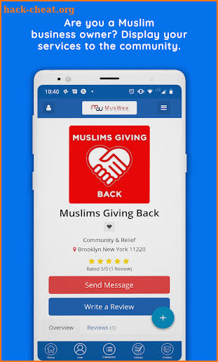 MusWee: Find Local Muslim Businesses screenshot