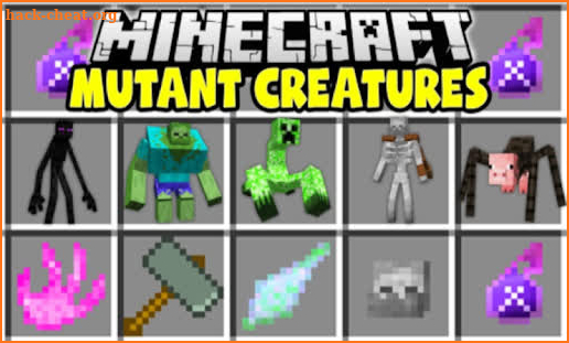 Mutant Creatures Mod for Minecraft PE screenshot