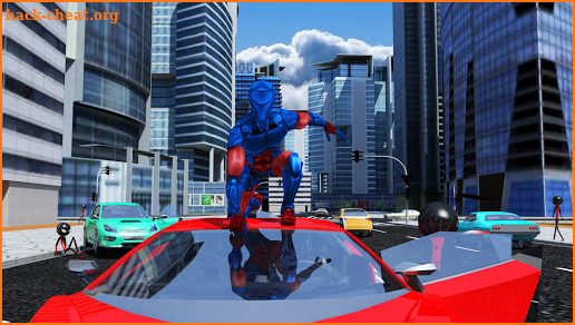 Mutant Spider Hero: Miami Rope hero Game screenshot