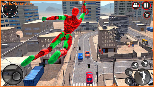 Mutant Spider Rope Hero : Flying Robot Hro Game screenshot