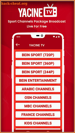 Muy3 Yacine TV Scores screenshot