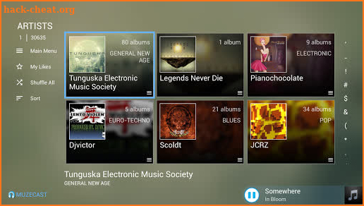 Muzecast Music Streamer screenshot