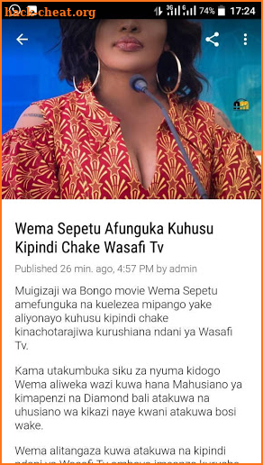 MwanaHabari App screenshot